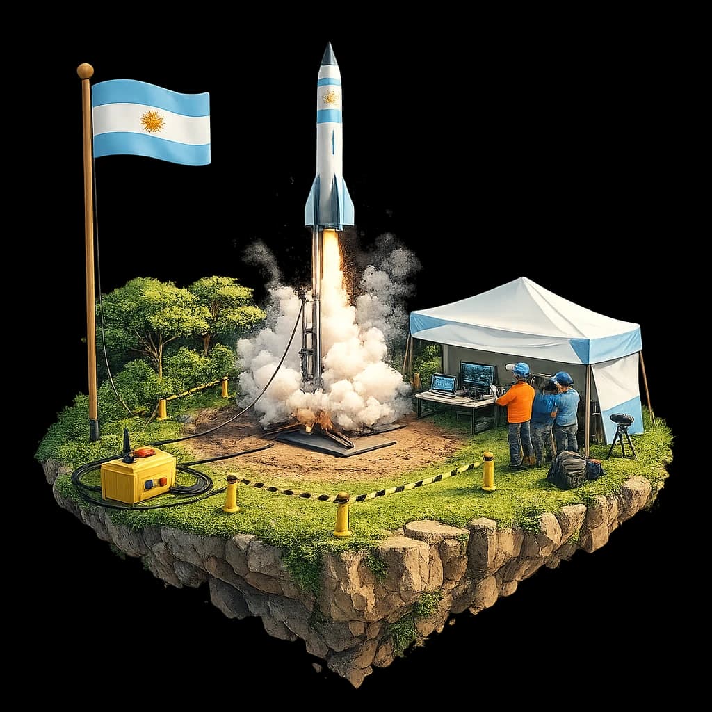 Rocket 3D Island Image